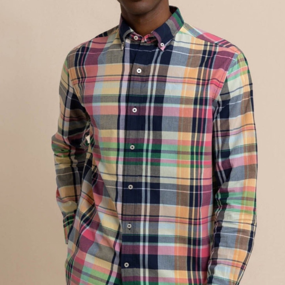 ST Harker Island Madras Sport Shirt
